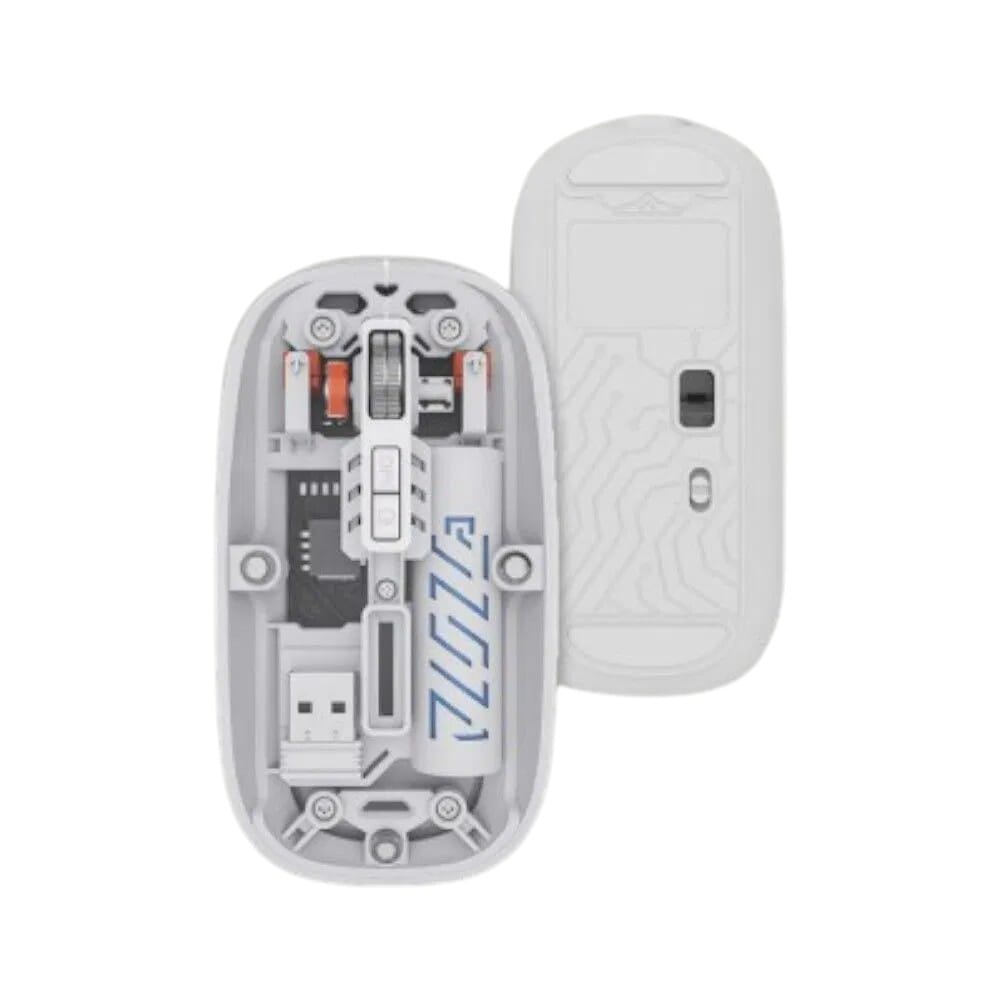Casper Dual Mode Transparent Wireless Mouse- White